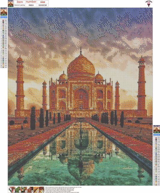 طقم رسم جوهرة تاج محل الفاخر